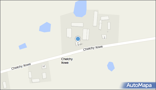 Chełchy Iłowe, Chełchy Iłowe, 3, mapa Chełchy Iłowe