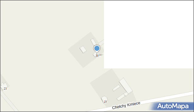Chełchy Kmiece, Chełchy Kmiece, 20, mapa Chełchy Kmiece