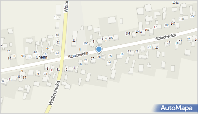 Chełm, Chełm, 26, mapa Chełma