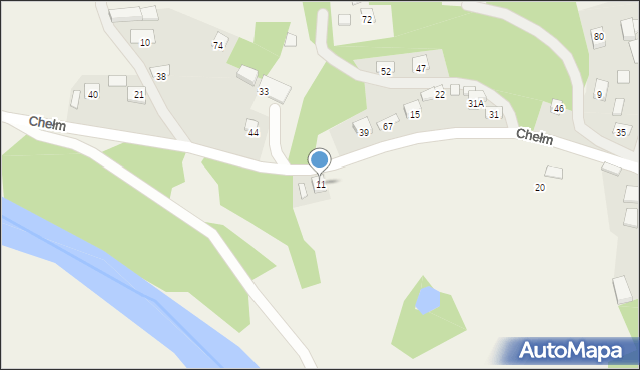 Chełm, Chełm, 11, mapa Chełma