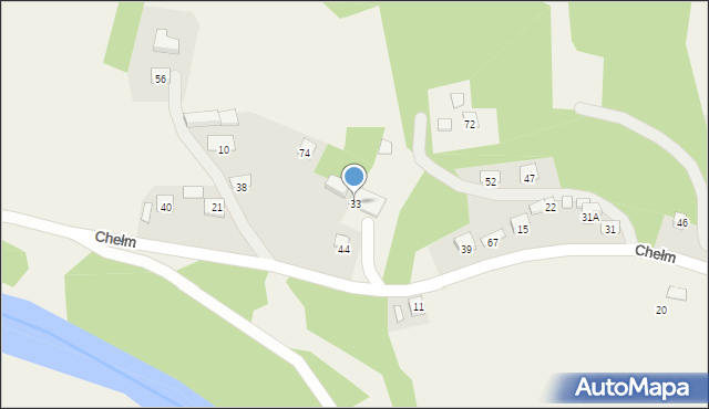 Chełm, Chełm, 33, mapa Chełma