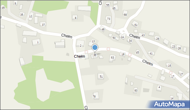 Chełm, Chełm, 36, mapa Chełma