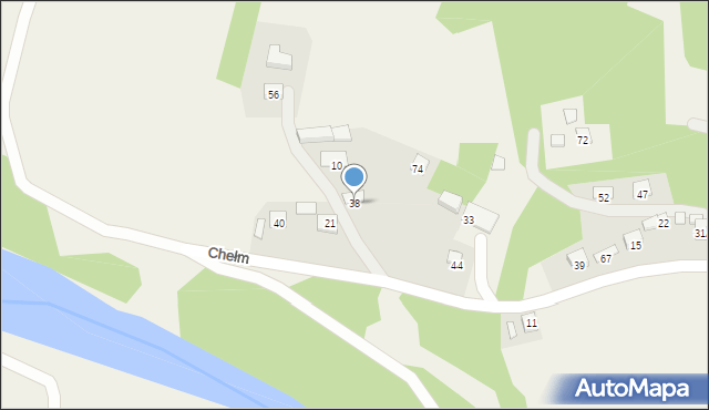 Chełm, Chełm, 38, mapa Chełma