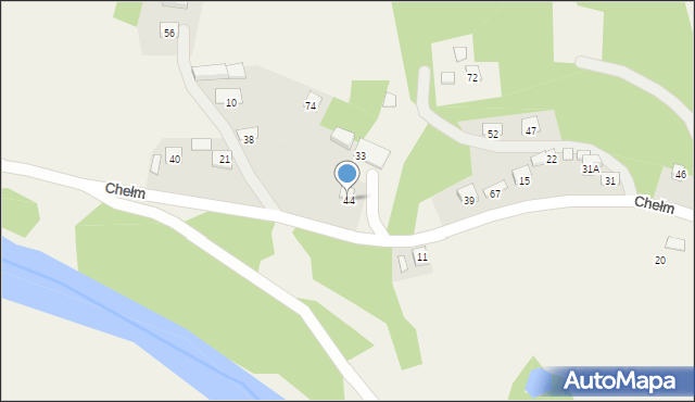 Chełm, Chełm, 44, mapa Chełma