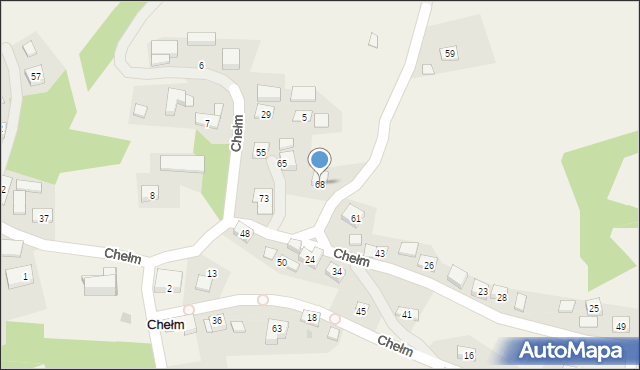 Chełm, Chełm, 68, mapa Chełma