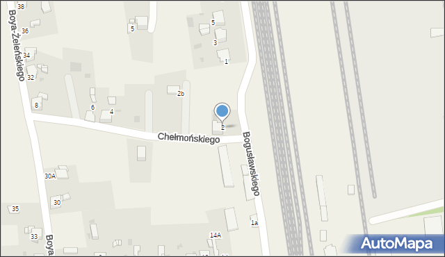 Chełm Śląski, Chełmońskiego Józefa, 2, mapa Chełm Śląski