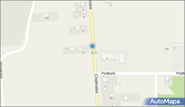 Chełm Śląski, Chełmska, 21, mapa Chełm Śląski