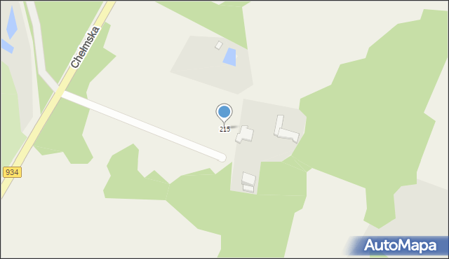 Chełm Śląski, Chełmska, 215, mapa Chełm Śląski
