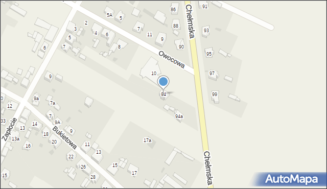 Chełm Śląski, Chełmska, 94, mapa Chełm Śląski