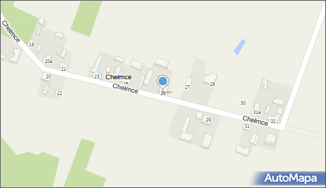 Chełmce, Chełmce, 26, mapa Chełmce