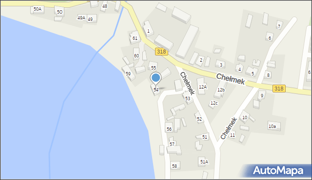 Chełmek, Chełmek, 54, mapa Chełmek