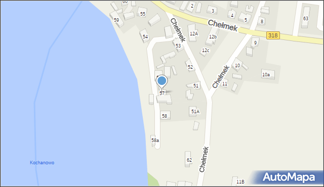 Chełmek, Chełmek, 57, mapa Chełmek