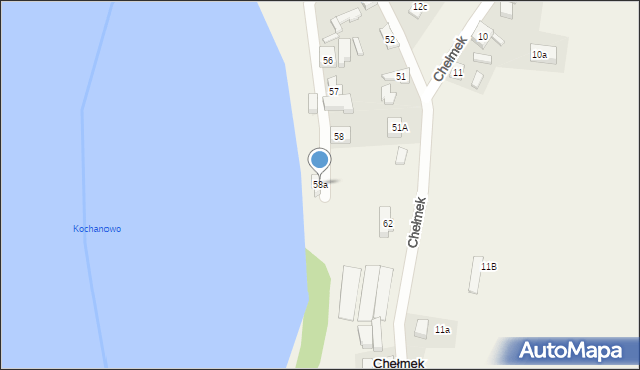 Chełmek, Chełmek, 58a, mapa Chełmek