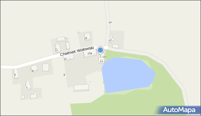 Chełmek Wołowski, Chełmek Wołowski, 12, mapa Chełmek Wołowski
