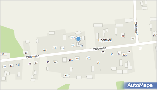 Chełmiec, Chełmiec, 38A, mapa Chełmiec