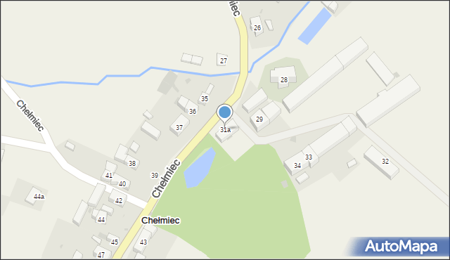 Chełmiec, Chełmiec, 31a, mapa Chełmiec