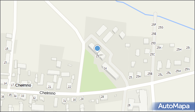 Chełmno, Chełmno, 23, mapa Chełmno