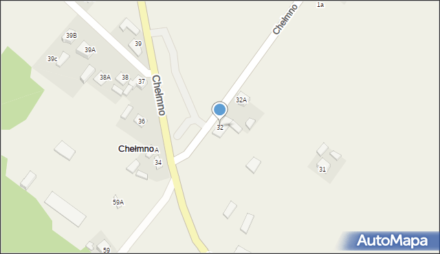 Chełmno, Chełmno, 32, mapa Chełmno