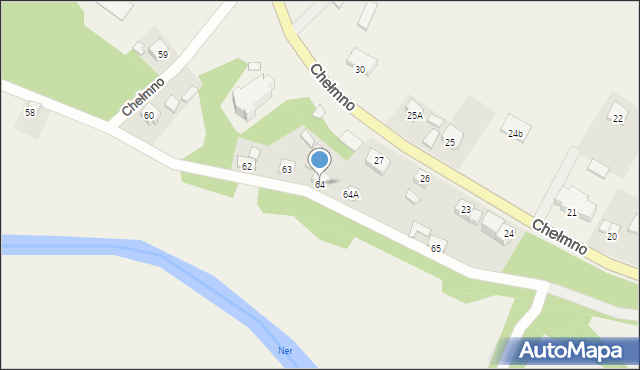 Chełmno, Chełmno, 64, mapa Chełmno