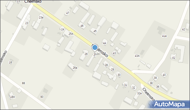 Chełmsko, Chełmsko, 27, mapa Chełmsko