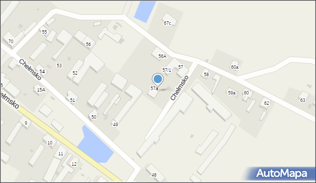 Chełmsko, Chełmsko, 57b, mapa Chełmsko