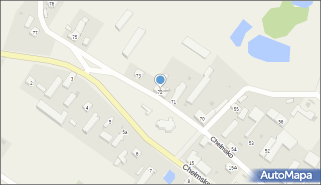 Chełmsko, Chełmsko, 72, mapa Chełmsko