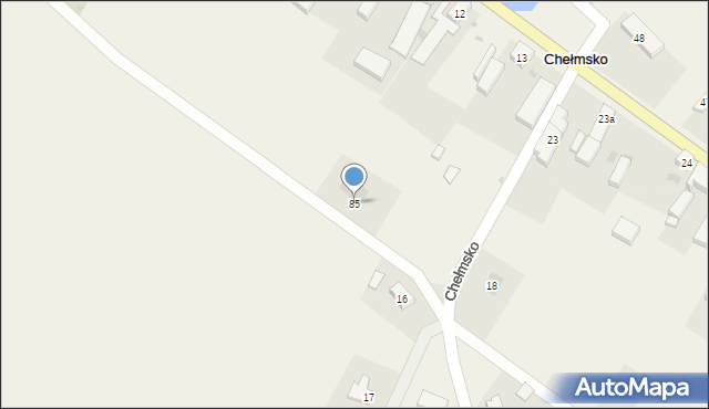 Chełmsko, Chełmsko, 85, mapa Chełmsko