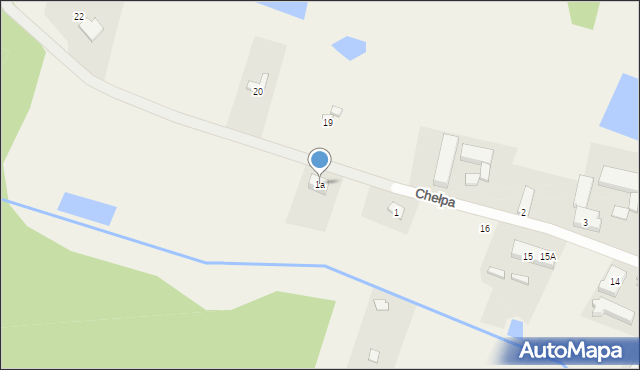 Chełpa, Chełpa, 1a, mapa Chełpa