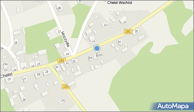 Chełst, Chełst, 33, mapa Chełst