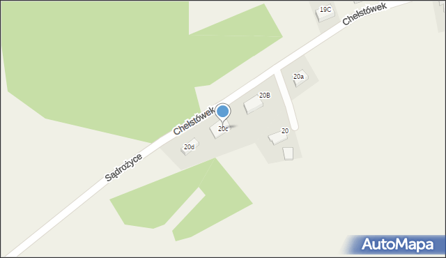 Chełstówek, Chełstówek, 20c, mapa Chełstówek