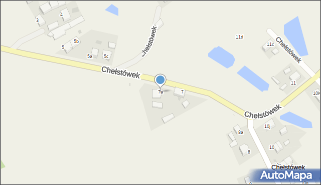 Chełstówek, Chełstówek, 7a, mapa Chełstówek