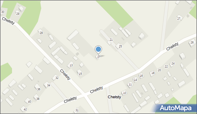 Chełsty, Chełsty, 17, mapa Chełsty