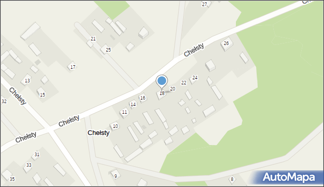Chełsty, Chełsty, 18, mapa Chełsty