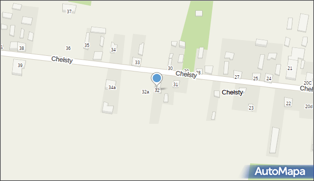 Chełsty, Chełsty, 32, mapa Chełsty
