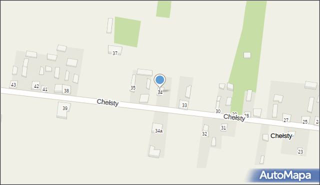 Chełsty, Chełsty, 34, mapa Chełsty