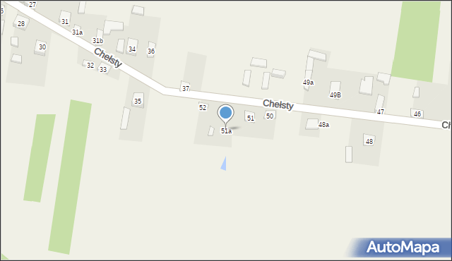 Chełsty, Chełsty, 51a, mapa Chełsty