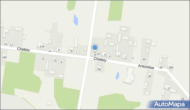 Chełsty, Chełsty, 6, mapa Chełsty