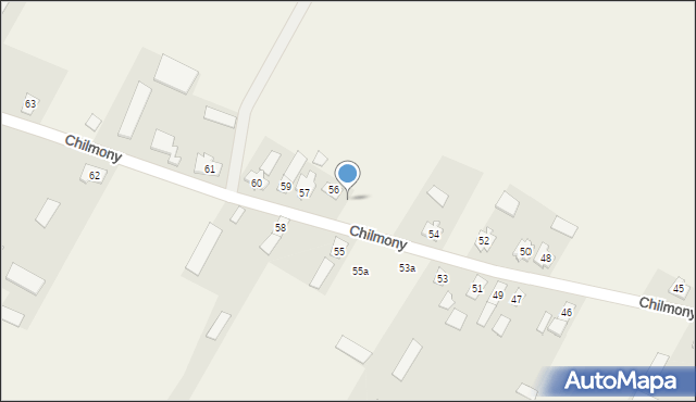 Chilmony, Chilmony, 56a, mapa Chilmony