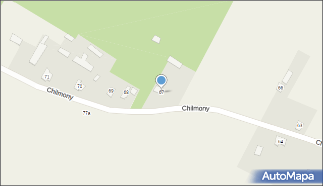 Chilmony, Chilmony, 67, mapa Chilmony