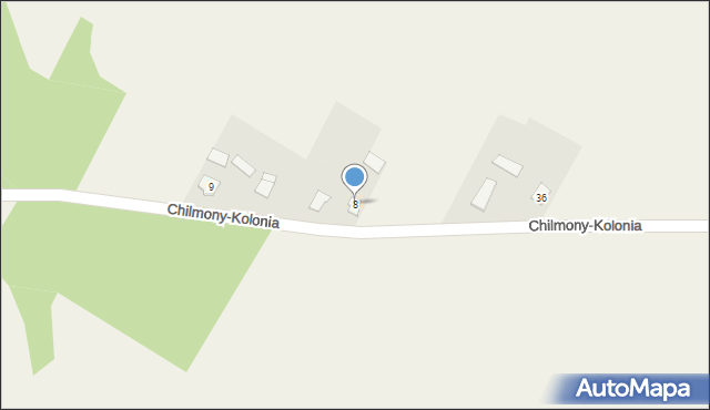 Chilmony, Chilmony, 8, mapa Chilmony
