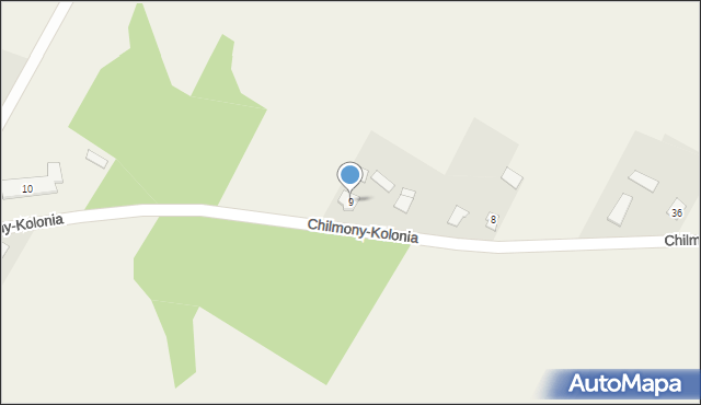 Chilmony, Chilmony, 9, mapa Chilmony