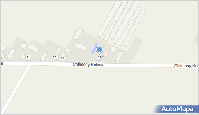 Chilmony-Kolonia, Chilmony-Kolonia, 28, mapa Chilmony-Kolonia
