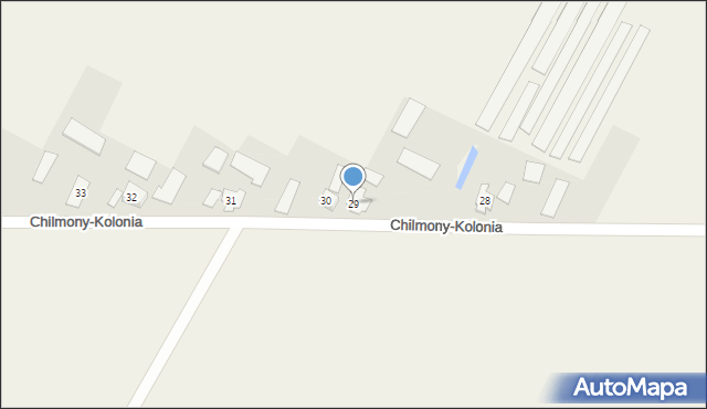 Chilmony-Kolonia, Chilmony-Kolonia, 29, mapa Chilmony-Kolonia
