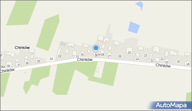 Chinków, Chinków, 29, mapa Chinków