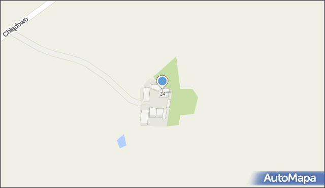 Chłądowo, Chłądowo, 24, mapa Chłądowo