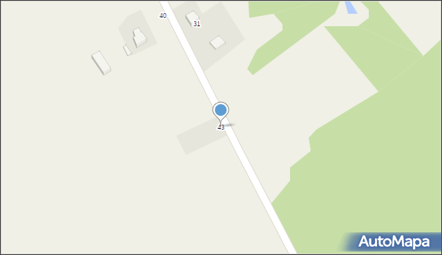 Chłądowo, Chłądowo, 43, mapa Chłądowo