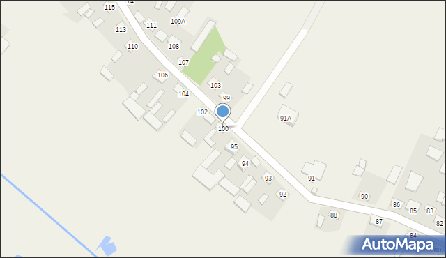 Chłaniów, Chłaniów, 100, mapa Chłaniów