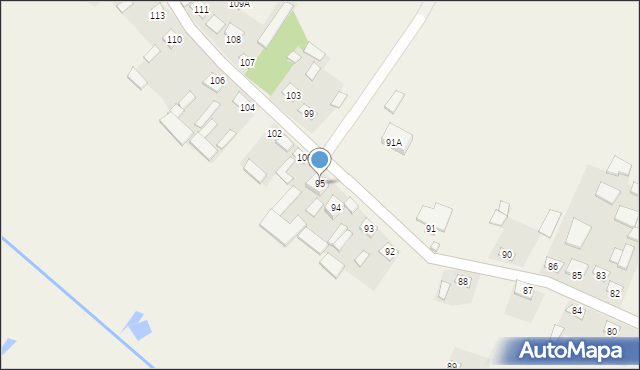 Chłaniów, Chłaniów, 95, mapa Chłaniów