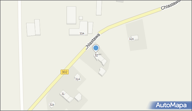 Chlastawa, Chlastawa, 32, mapa Chlastawa
