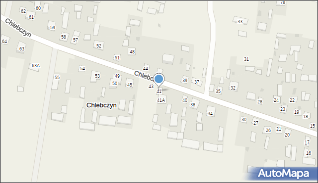 Chlebczyn, Chlebczyn, 41, mapa Chlebczyn